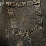 Levi's Vintage Orange Tab Denim Shorts Cut Off Distressed High Rise Black 30" Photo 2