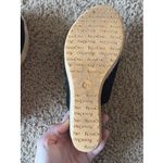 RossOro Classic Black Suede Leather Cork Wedge Mule Sandal Shoes Italy EU 35 Size 5 Photo 13