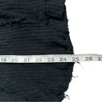 Free People  Black Waffle Knit Sleeveless Swing It Cowl Neck Tank Top size Small Photo 5