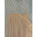 Womens Glam Rhinestone Corset Peach Peach Balletcore Prom Dress Long Maxi Gown 4 Pink Photo 8