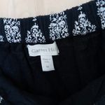 Garnet Hill  Womens Skirt Size M Black Organic Cotton Maxi Boho Whimsigoth Witchy Photo 3