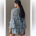 Anthropologie  Ruffle Swing Floral Romper Photo 1