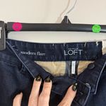 Ann Taylor  Loft Modern Flare Jeans in Deep Indigo Size 6P with 29” inseam Photo 1