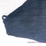 frankie's bikinis New! Frankies bikini jimi black crochet halter bikini top‎ 100% cotton, size S Photo 3