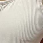 H&M Last chance…White Swimsuit One Piece Ribbed M Medium Photo 4