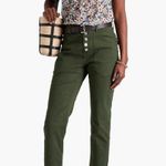 Veronica Beard Cropped Cotton Blend Gabardine Slim - Leg Pant Photo 1