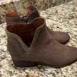 Lucky Brand Chic Brown Ankle Boots with Side Zipper 8.5 M Photo 7
