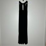 Feel the Piece  Black V Neck Midi Dress Medium Large Photo 1