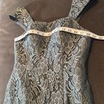 Tea Length Gray Mother of the Bride Dress Chiffon Jacket Corset Back Size 12 NEW Photo 9