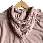 Naketano  Mandy Cowl Neck Hooded Sweatshirt Blush Pink Size Small Photo 7