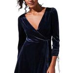 Urban Outfitters  Velvet Surplice Playsuit Photo 0