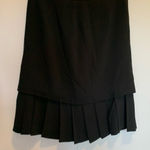Carlisle  Black Skirt with Pleated Layer Photo 0