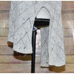 Anthropologie  Knitted & Knotted Embroidered Crochet Launa Poncho Sweater Size S Photo 5