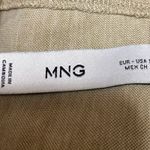 Mango MNG  Beige Tan Khaki Sleeveless High Neck Cami Cropped Tank Top Size S Photo 2