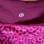 Lululemon  Size 6 Ace Spot Jeweled Magenta Dashing Pink Top Speed Crop Leggings Photo 3