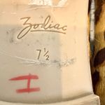 Zodiac  Hill 7.5 leopard leather pointed toe faux fur animal flats 3087 Photo 1