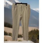 Chico's  Regular Faux SNAKE SKIN Jeans Ankle Pants Stretchy Tan Camel - Size 1.5 Photo 1