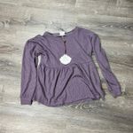 Knox Rose Hazy Lilac Purple Long Sleeve Babydoll Blouse - Size Small - NWT Photo 8