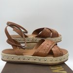 Roberto Cavalli  Womens 41 Shoes Brown Platform Espadrillas‎ Vacchetta Sandals Photo 1