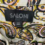 Saloni Paisley Silk Mini Dress 2 Black Photo 5