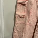 American Bazi EUC  Women’s Sz:M Light Pink Wash Extra Wide Leg Cargo Jeans. Photo 11