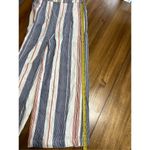 Forever 21  Striped Tie Front Women’s Cropped Wide Leg Romper/Jumpsuit Photo 9