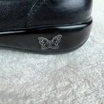 Alegria Leather Shoes 9/9.5 Womens 39 EU Khloe Black Nappa Buckle Wedge Photo 5