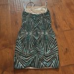 Lulus Lost In Your Eyes Teal Sequin Bodycon Mini Dress Green Photo 2