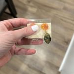 NWT orange and green stone earrings Photo 1