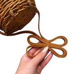 Faithfull the Brand Vida Bag Natural Woven wicker Tan Honeycomb Basket Bag NEW Photo 4