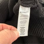 Athleta  Black West End Tunic Pullover Sweater Buckle Detail Photo 6