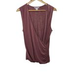 Athleta Breezy Wrap Sleeveless Tank Mauve Tawny Rose Women's Large Photo 1