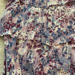 Reformation Purple Floral Mini Dress Photo 2