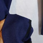 Diane Von Furstenberg  Georgia Sapphire Blue Ankle Pants Career Casual Size 4 Photo 3