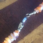 Vintage handcrafted genuine carnelian agate necklace Gold Photo 9