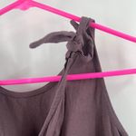 Free People BEACH Tank Top Size Small Back Twist Cotton Tie Straps Boho Casual Photo 4