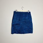 Banana Republic CLEARANCE! Blue Leopard Skirt Size 4 Like New Photo 1