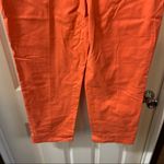 Pendleton  Women’s Orange Side Zip Cropped Ankle Pants size 8 Photo 3