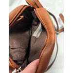 CHAPS Green and Brown Faux Leather Crossbody Bag Photo 2