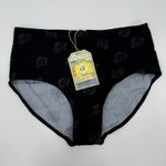 MARGARITAVILLE Bikini Bottoms Size 12 NWT Kenny Flowers Parrot Swim Resort Black Photo 10