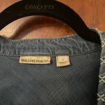 Anthropologie  Holding Horses Chambray Wrap Top - Small Photo 3