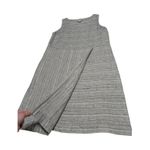 J.Jill Pure Jill Linen Faux Wrap Dress Gray Lagenlook Sleeveless Womens Medium Photo 3