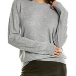 Philosophy  Grey Crewneck Knit Sweater Size Small Photo 0