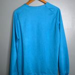 Blue Graphic Sweatshirt with Daisy Bicycle Design “Enjoy Today” XL Photo 4