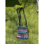 Crossbody ETA Everyday Travel Adventure Striped Purse Black Photo 1
