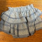 Aerie  Blue Ruffle Mini Skirt Photo 1