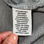 Habitat  Clothes To Live In Asymmetrical Blouse Paisley Print‎ Size XS Gray Black Photo 7