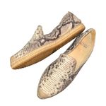 Stuart Weitzman  Catalan snakeskin espadrille slip on sneakers Photo 3