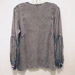 Solitaire  Boho Embroidery Long Balloon Sleeves Top Small NWT Photo 1