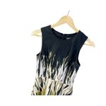 Vince Camuto Womens Fit & Flare Dress Black Stretch Jewel Neck Sleeveless 2 Photo 3